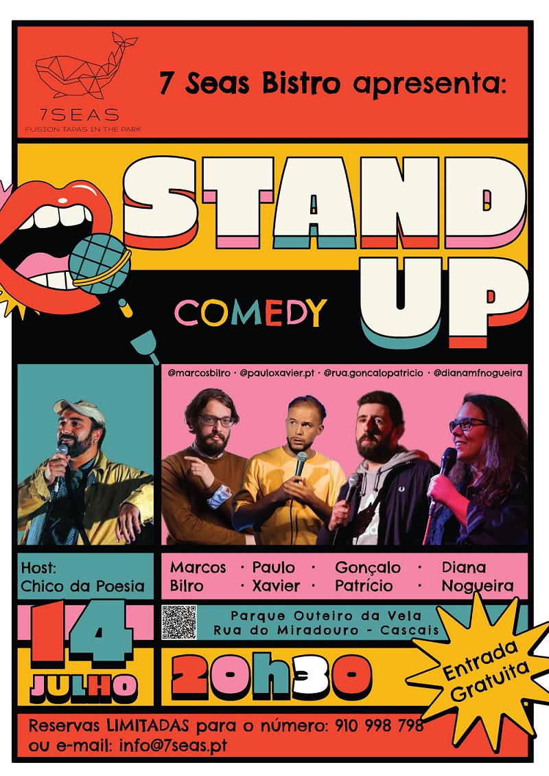 Standup Comedy Seas Bistro Feat Chico Da Poesia Cartaz Cultural De Lisboa