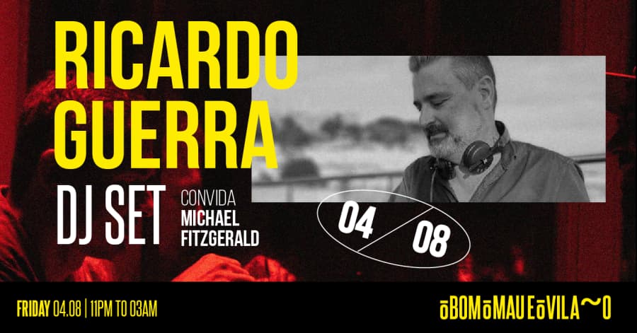 A Revolta do Vinyl Ricardo Guerra convida Michael Fitzgerald
