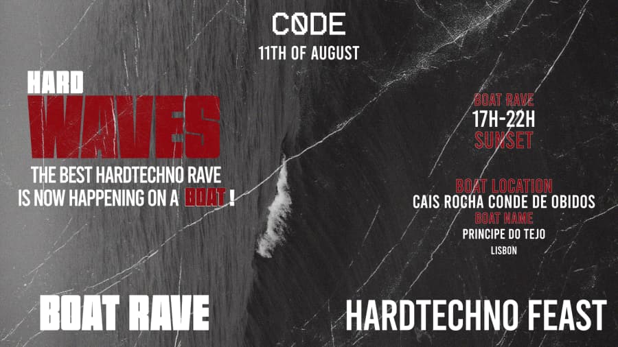 C0DE - BOAT PARTY HARD WAVES - HARD TECHNO FEAST l SPECIAL EDITION l
