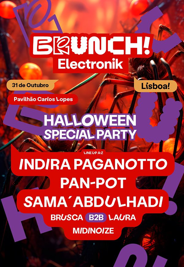 BRUNCH ELECTRONIK LISBOA HALLOWEEN SPECIAL PARTY