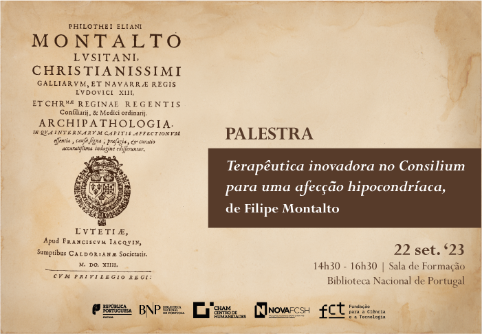 PALESTRA Terapêutica inovadora no Consilium para uma afecção hipocondríaca, de Filipe Montalto