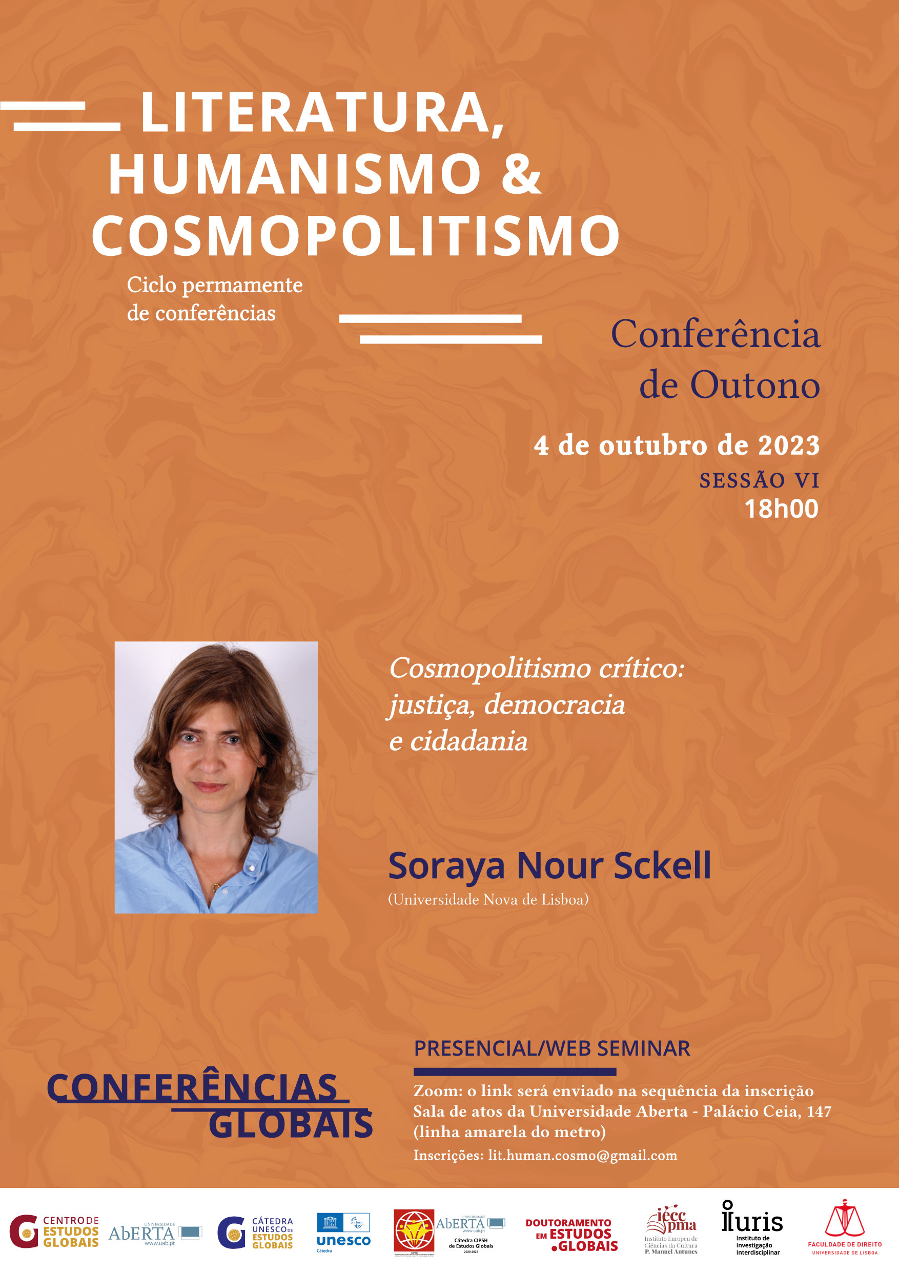 Conferência de outono de 2023 em Literatura, Humanismo e Cosmopolitismo