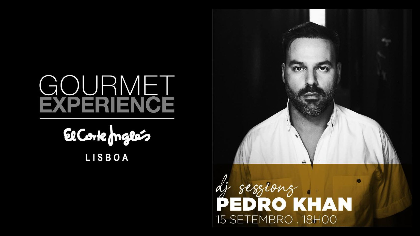 DJ Pedro Khan no Gourmet Experience Lisboa