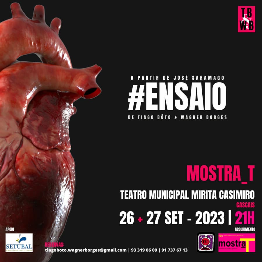 #ENSAIO de Tiago Bôto & Wagner Borges, a partir de José Saramago