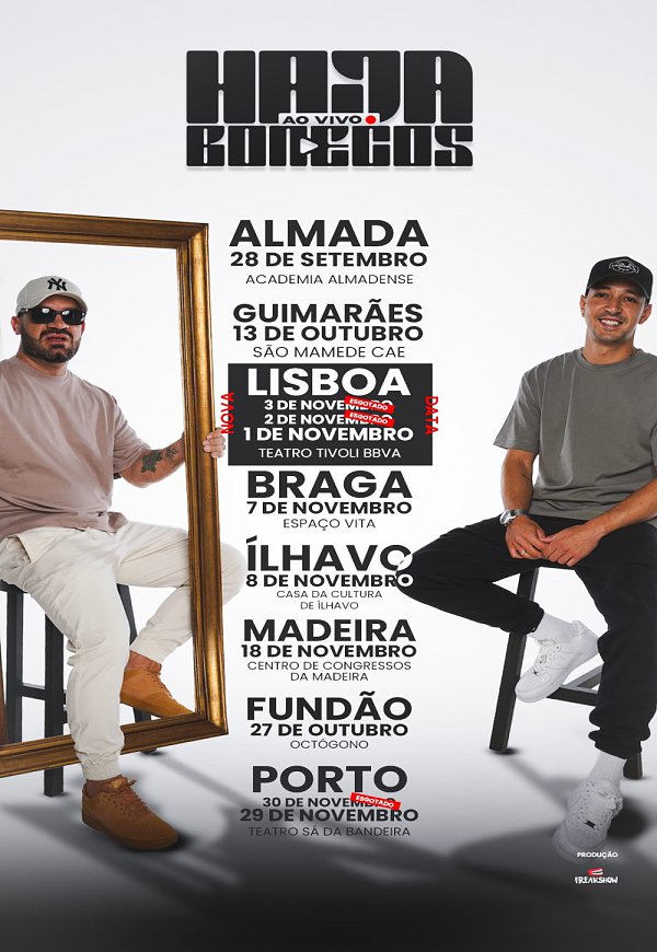 HAJA BONECOS AO VIVO - Academia Almadense