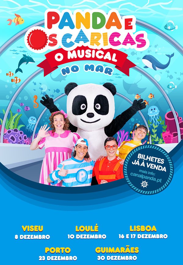 PANDA E OS CARICAS NO MAR - Campo Pequeno