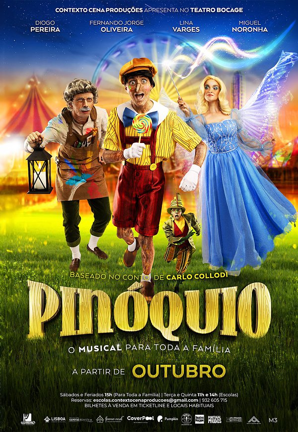 PINÓQUIO - O MUSICAL PARA TODA A FAMÍLIA
