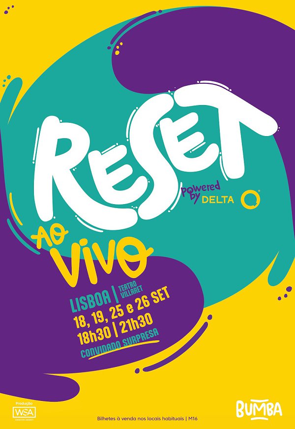 RESET ao Vivo - Teatro Villaret