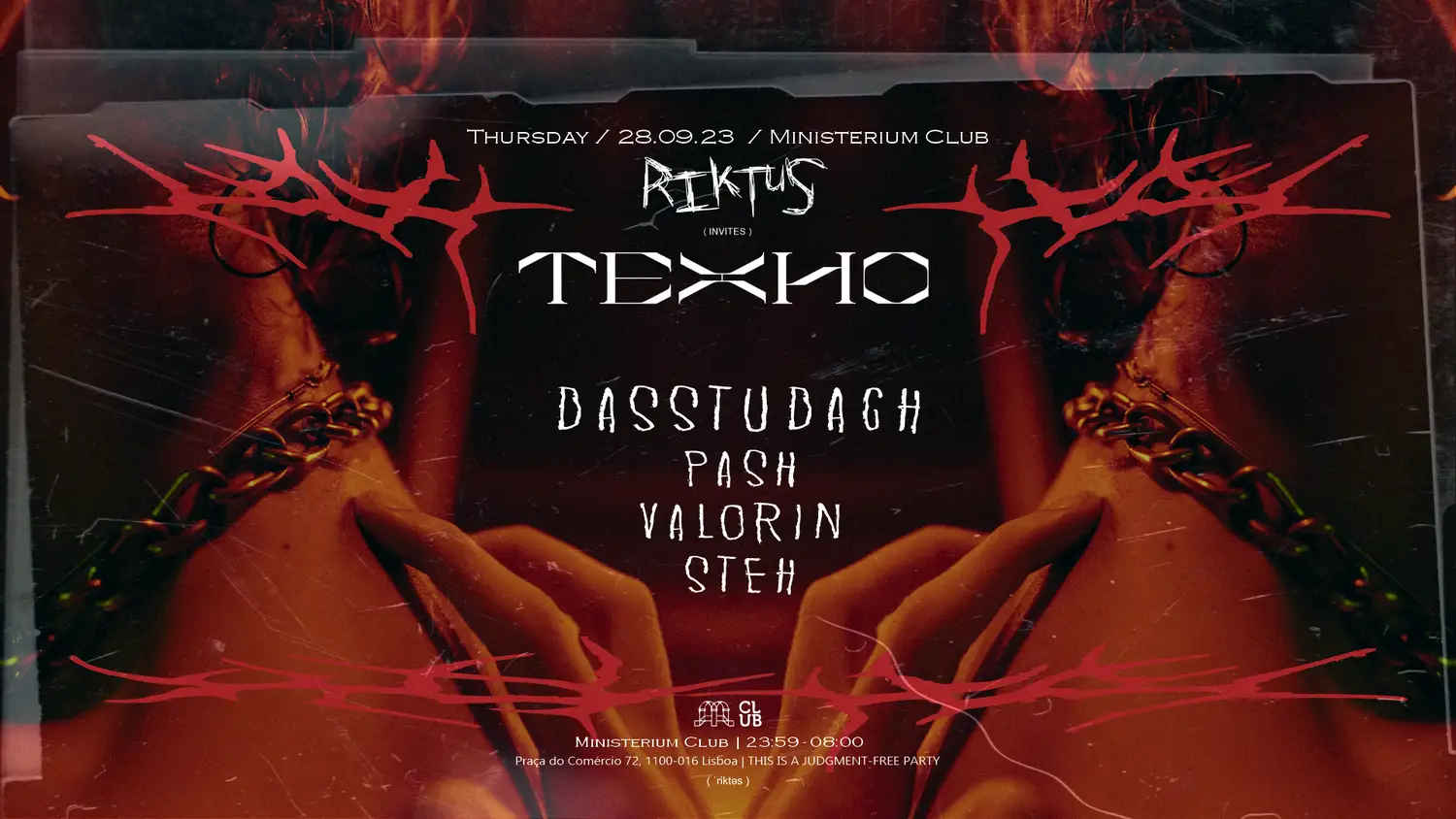 Riktus invites TEXHO (Label Night) with dasstudach, Pash, Valorin and Steh