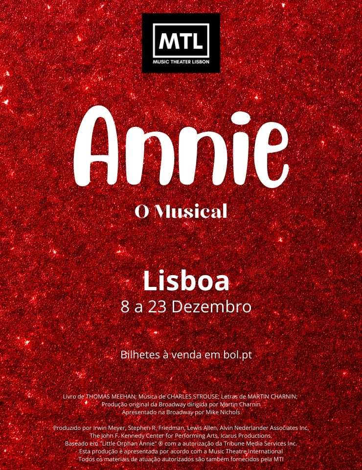 ANNIE - O MUSICAL - AUD. ORLANDO RIBEIRO