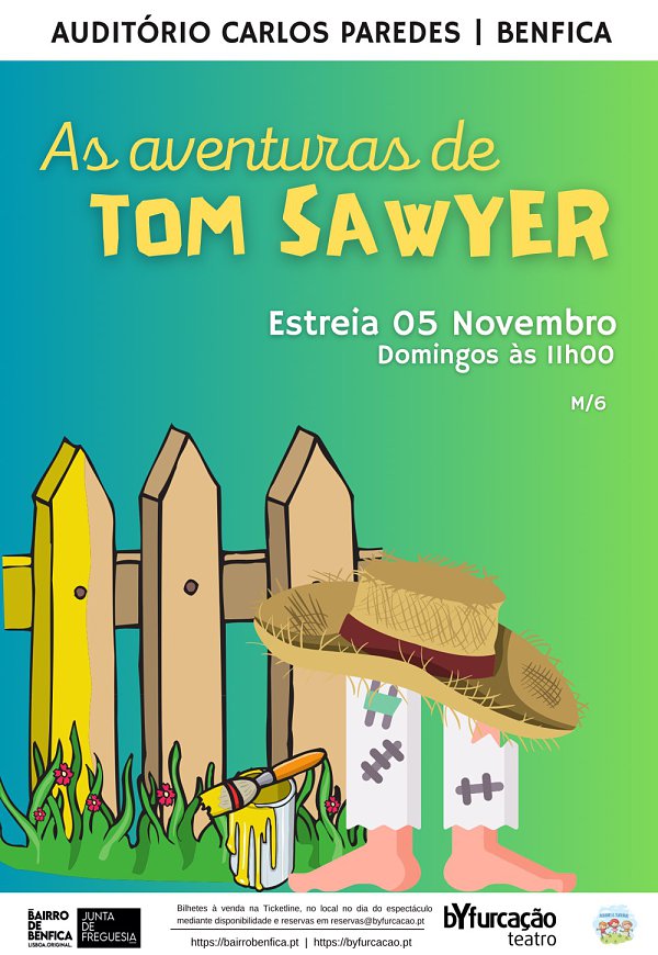 AS AVENTURAS DE TOM SAWYER - Auditório Carlos Paredes
