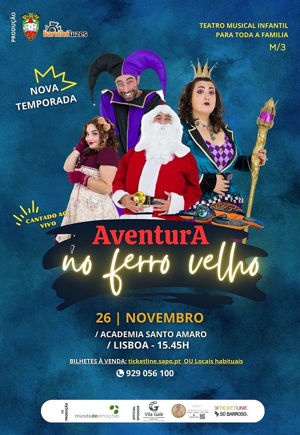 AVENTURA NO FERRO VELHO MUSICAL INFANTIL NATAL