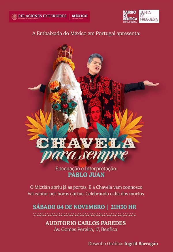 Chavela para Sempre - Auditório Carlos Paredes