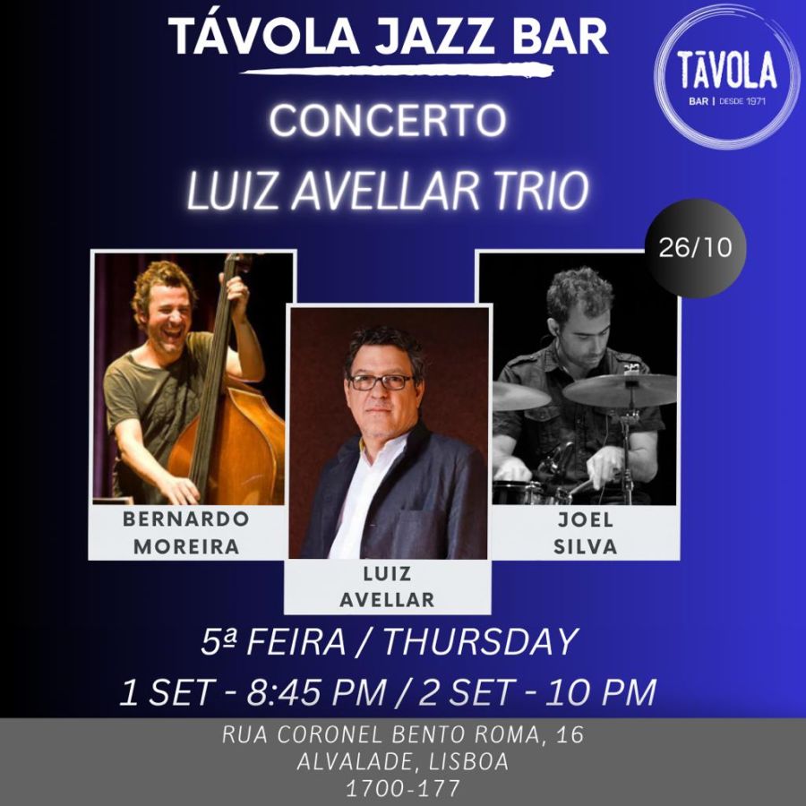 Concerto no Távola Jazz Bar - Luiz Avellar Trio