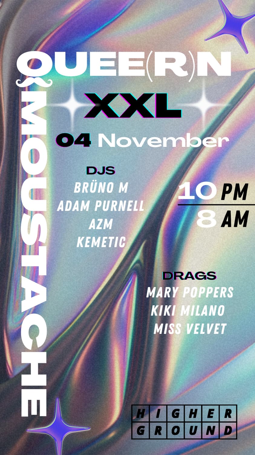 QUEE(R)N MOUSTACHE GOES XXL !