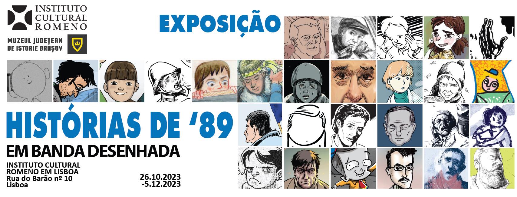 “Histórias de 89 em Banda Desenhada”. Exposição na galeria do Instituto Cultural Romeno em Lisboa