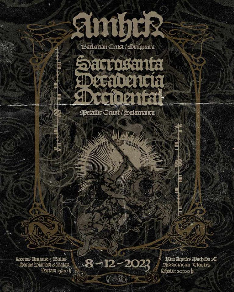 Amhra + Sacrosanta Decadencia Ocidental @ VORTEX