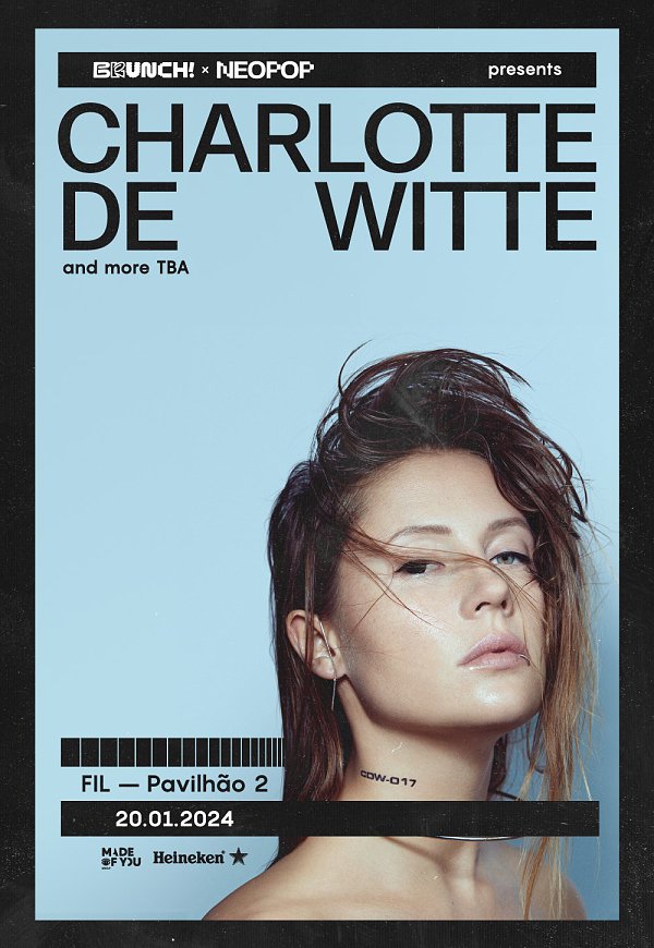 BRUNCH X NEOPOP Presents CHARLOTTE DE WITTE + TBA