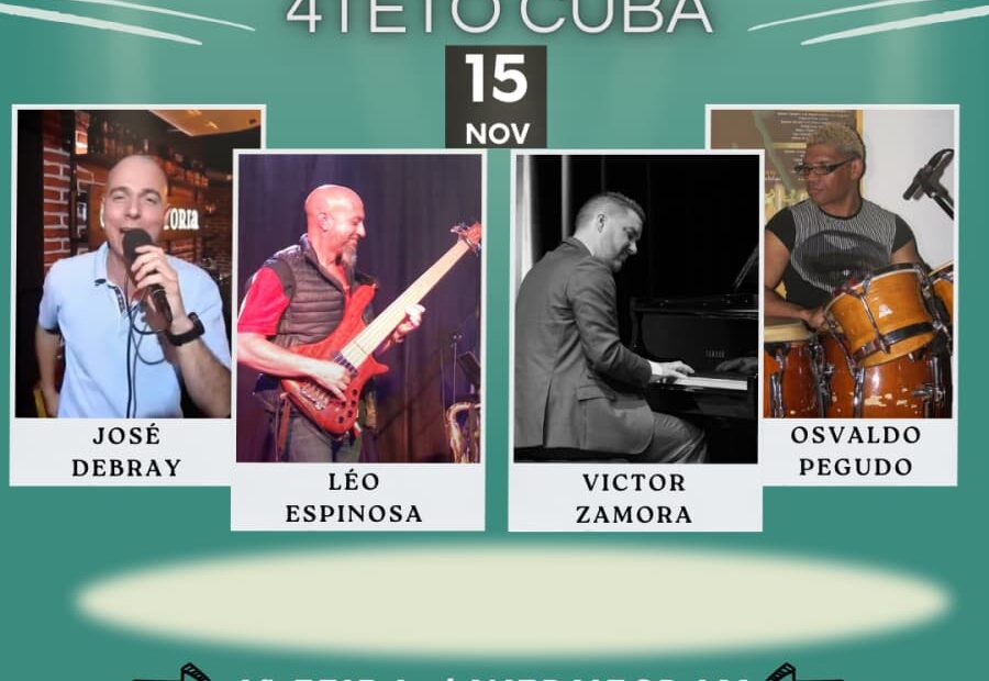 Concerto no Távola Jazz Bar - 4Teto Cuba
