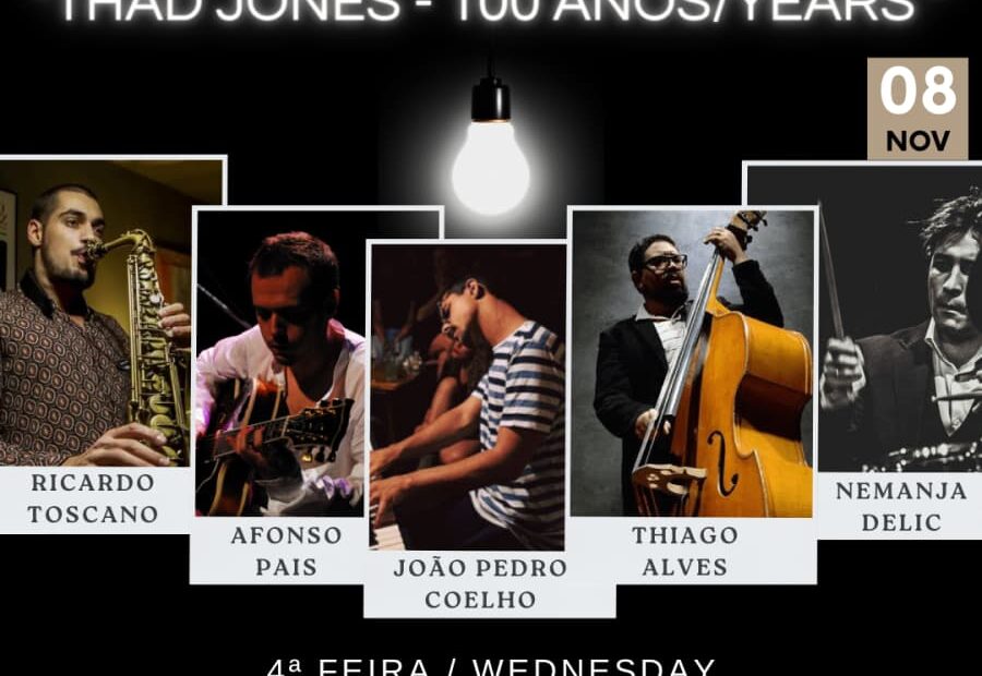 Concerto no Távola Jazz Bar - “Celebrando os 100 anos de Thad Jones”