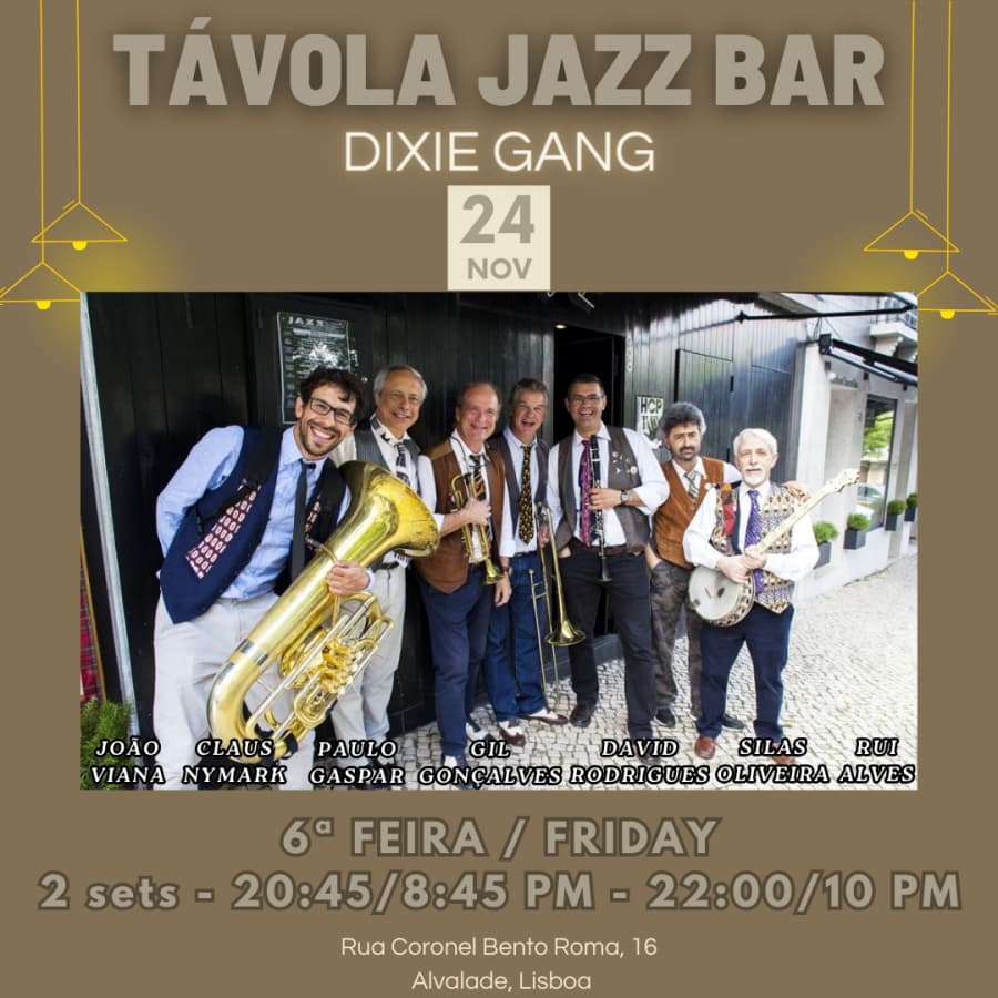 Concerto no Távola Jazz Bar - Dixie Gang