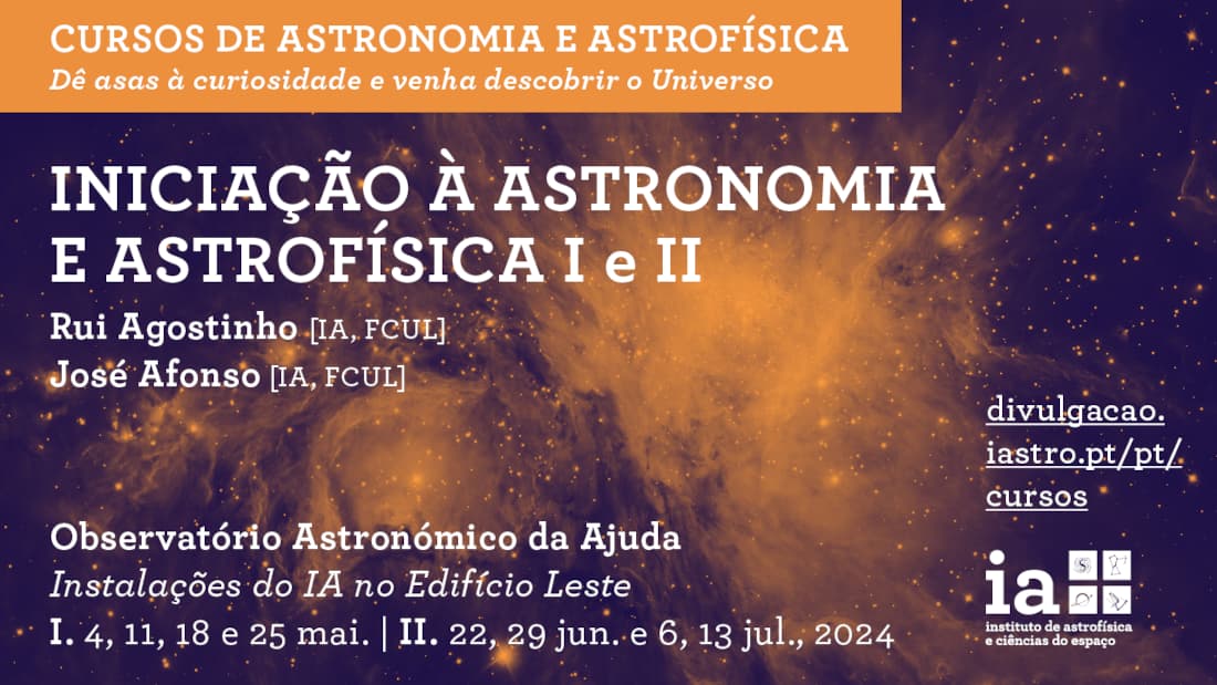 Curso Iniciação à Astronomia e Astrofísica (módulos I e II)