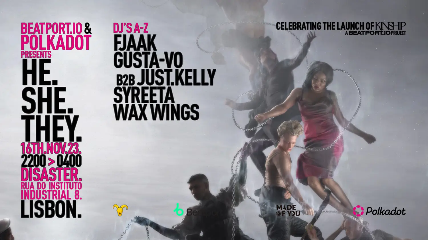 HE.SHE.THEY. presented by Beatport.io & Polkadot - Disaster