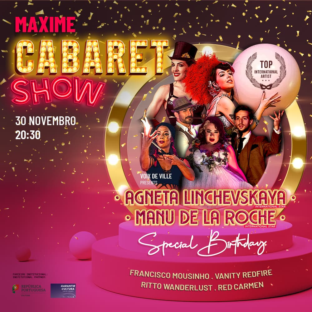 Maxime Cabaret Show | Especial Aniversário