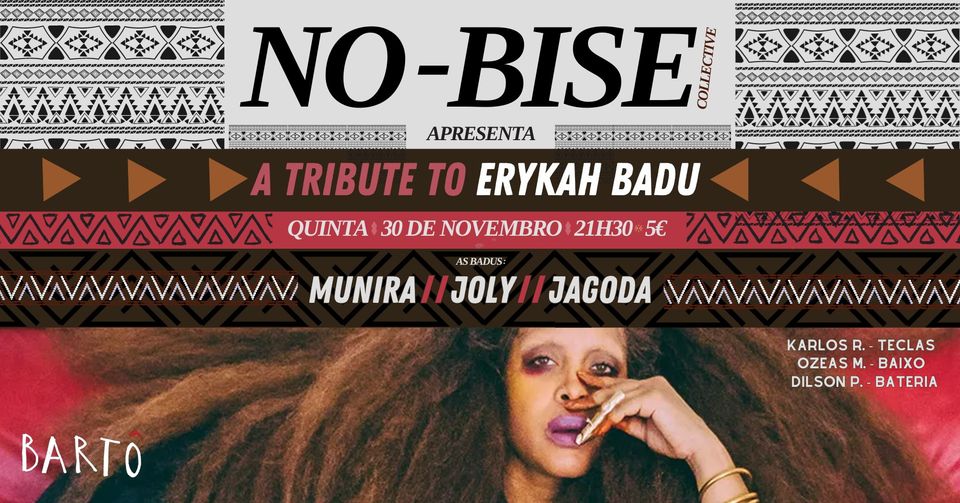 NO-BISE Collective TRIBUTO A ERYKAH BADU