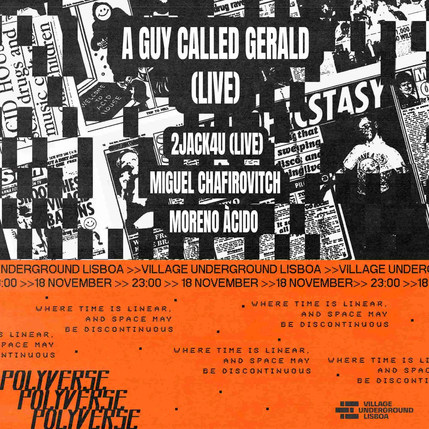 Polyverse with A Guy Called Gerald (LIVE ), 2jack4U(LIVE) & more