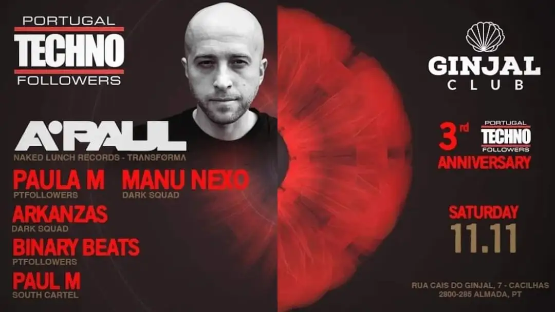 Portugal Techno Followers 3rd Anniversary at Ginjal Club
