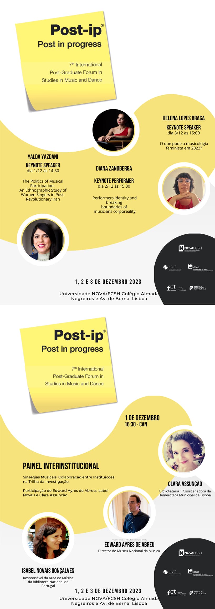 Post-ip'23: 7.º Fórum Internacional de Pós-graduação em Estudos em Música e Dança