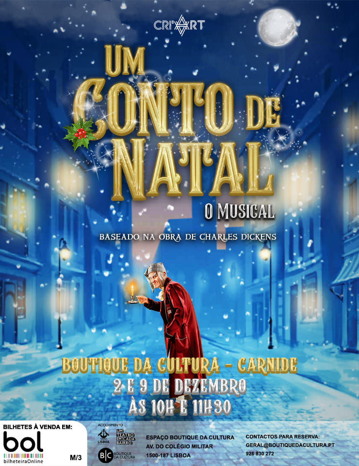 UM CONTO DE NATAL - O MUSICAL - BOUTIQUE DA CULTURA