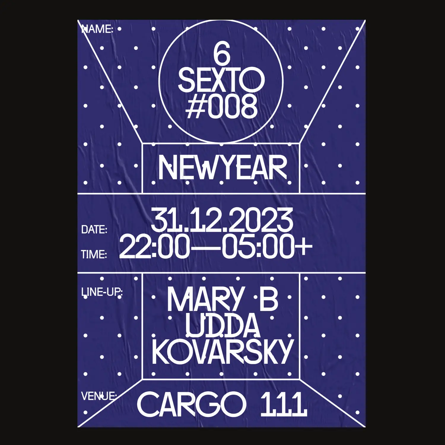 Sexto #008 New Year with Udda, Mary B, Kovarsky