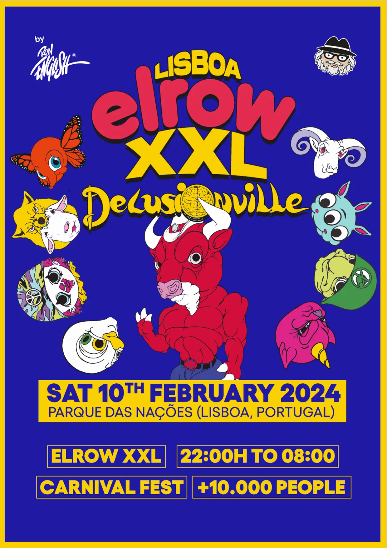 elrow XXL Delusionville Lisbon 2024