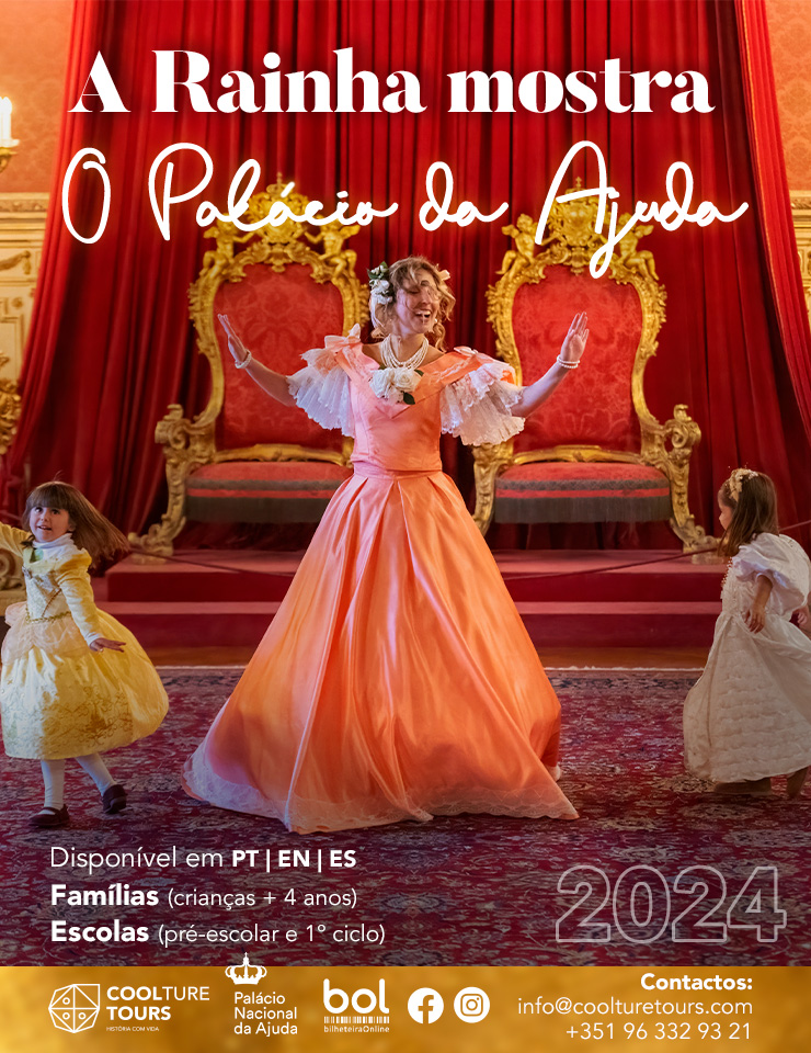 A RAINHA MOSTRA O PALÁCIO DA AJUDA