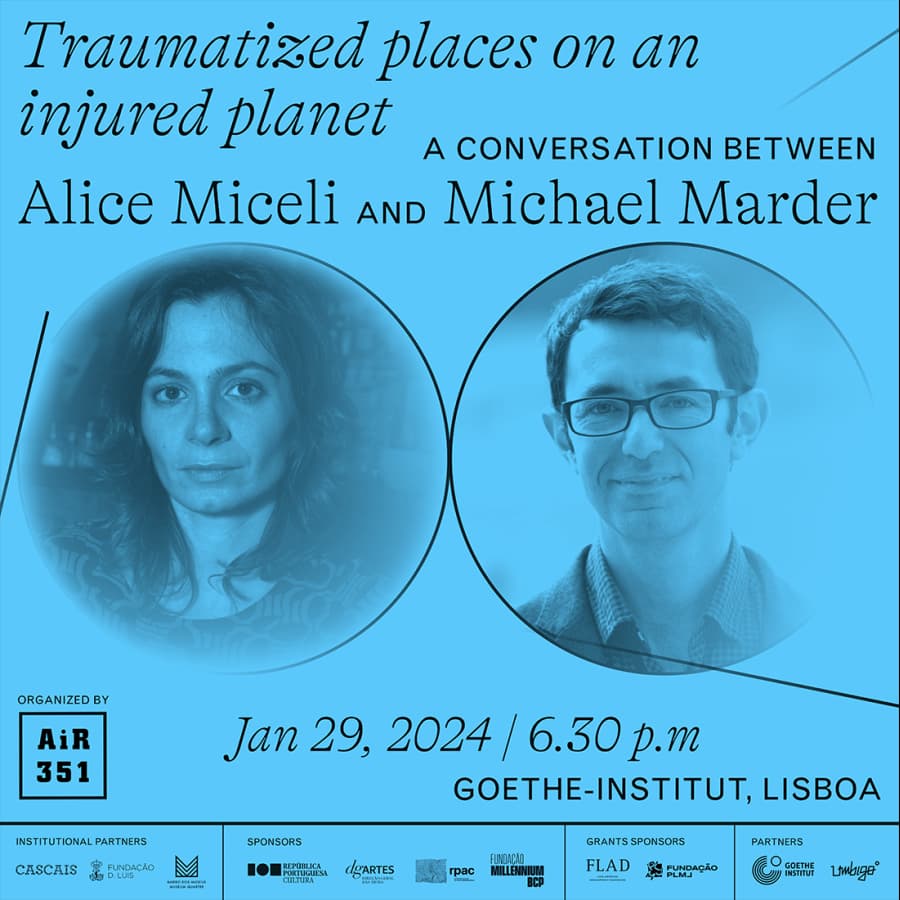 Alice Miceli and Michael Marder at Goethe-Institut