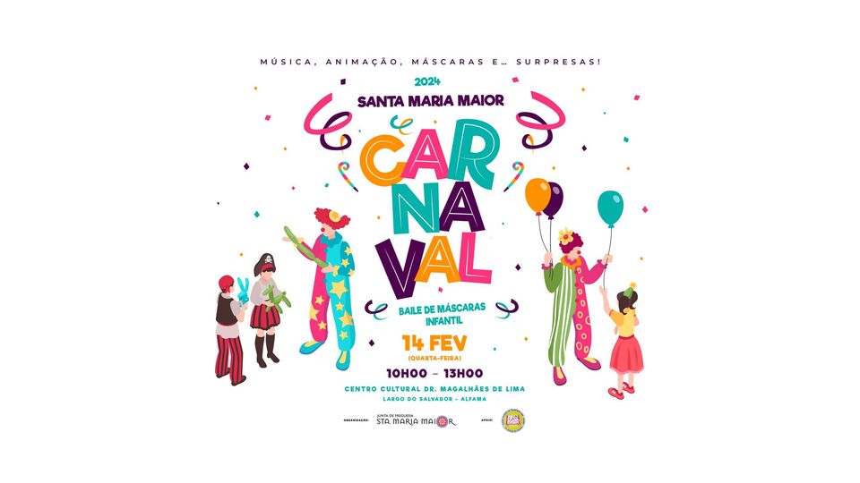 BAILE DE MÁSCARAS INFANTIL | CARNAVAL 2024