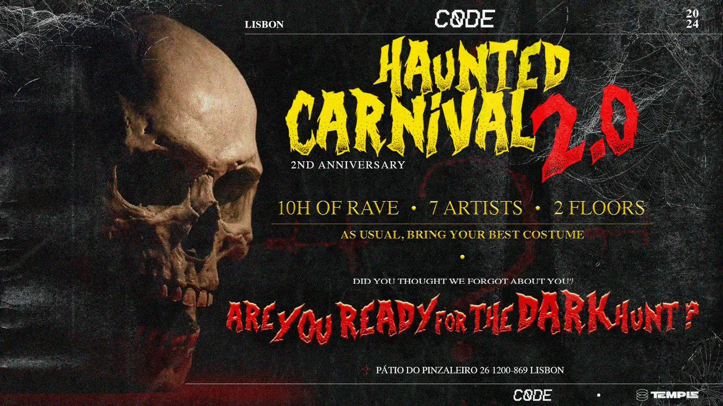 C0DE - HAUNTED CARNIVAL 2.0 ANNIVERSARY l W SKODEN, INFEED AND MORE