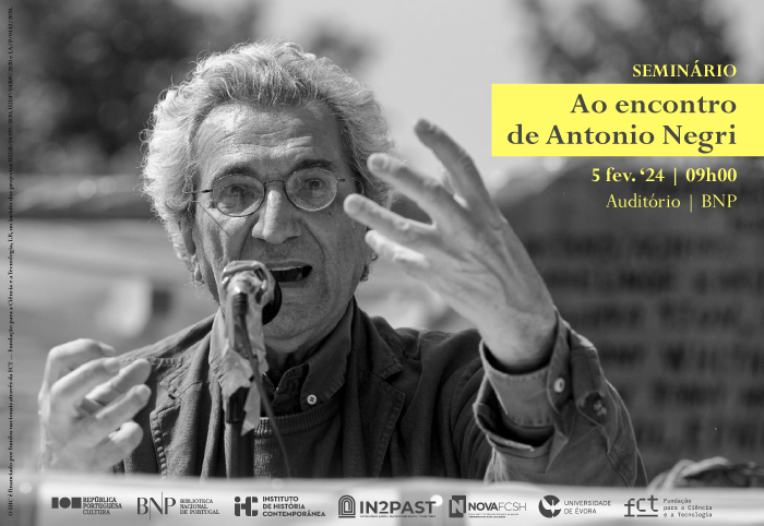 SEMINÁRIO Ao encontro de Antonio Negri