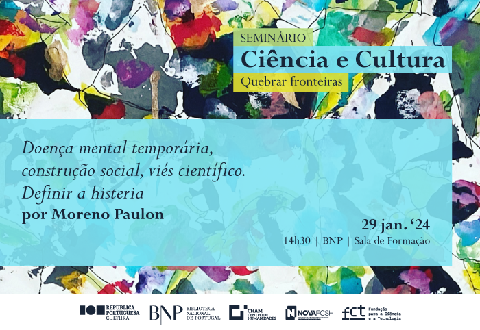SEMINÁRIO Ciência e Cultura. Quebrar fronteiras: 