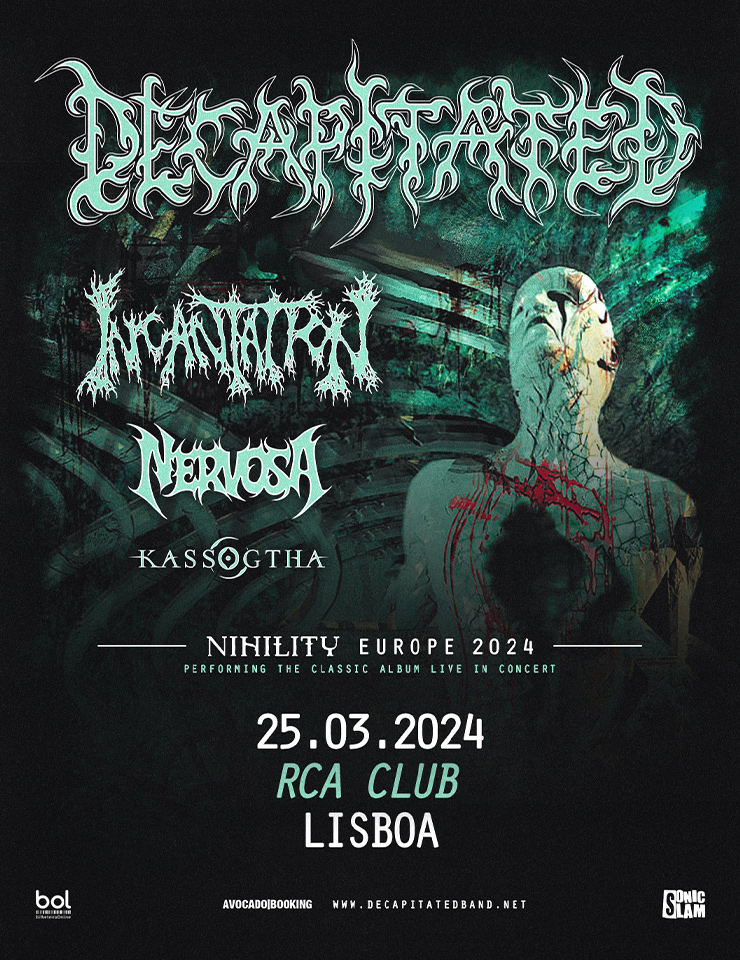 DECAPITATED - 'NIHILITY' TOUR 2024 - RCA CLUB