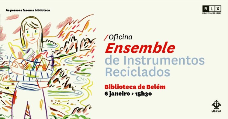 Ensemble de instrumentos reciclados oficina