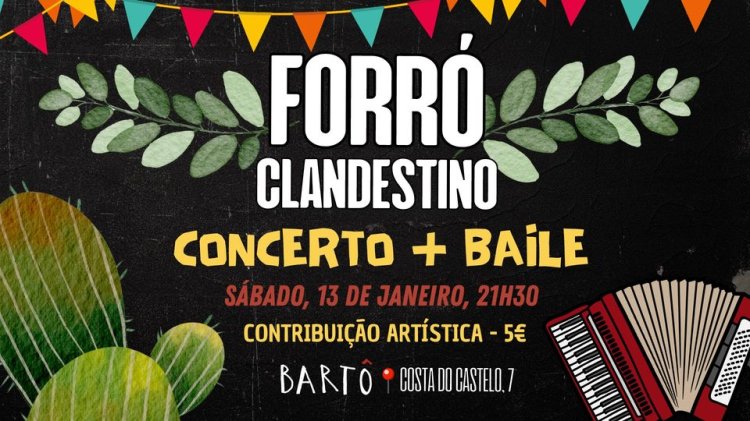 Forró Clandestino Pablo Dias e Trio no Bartô