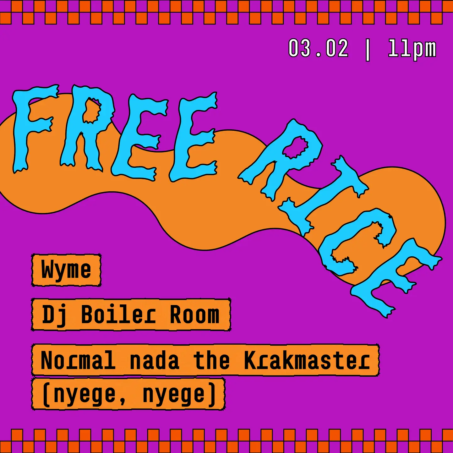 Free Rice - Dj Boiler Room X Wyme X Normal Nada The Krakmaster (nyege nyege)