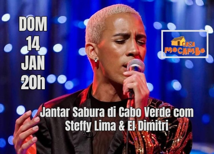 Jantar Sabura di Cabo Verde com Steffy Lima & El Dimitri