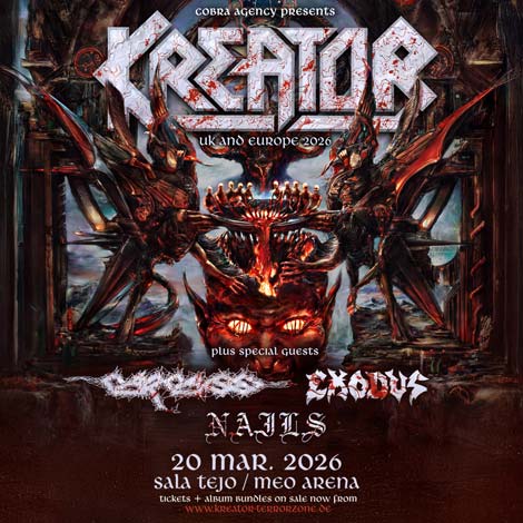 KREATOR - ALTICE ARENA - SALA TEJO