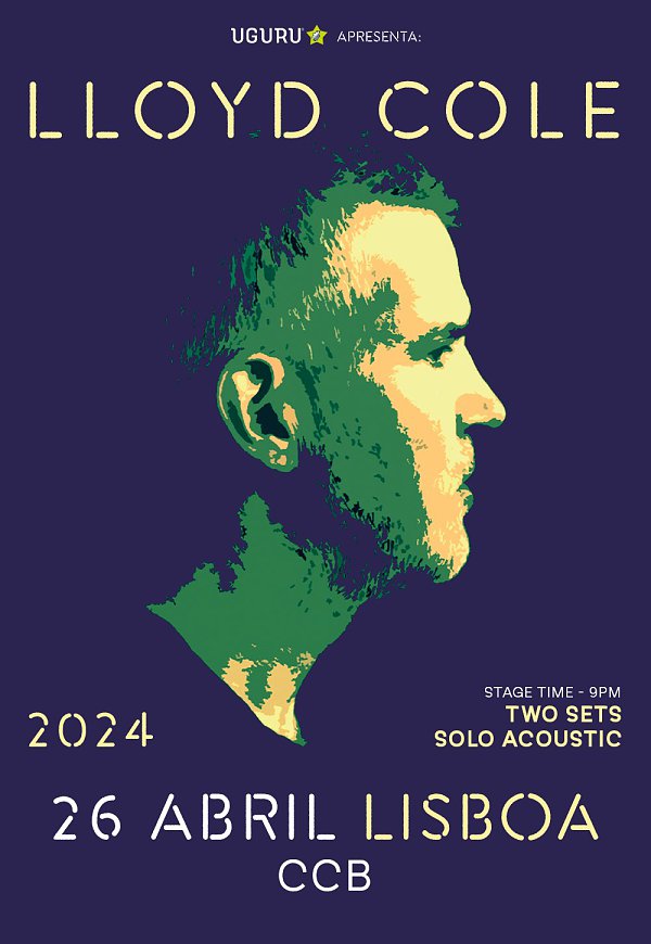 LLOYD COLE TWO SETS SOLO ACOUSTIC