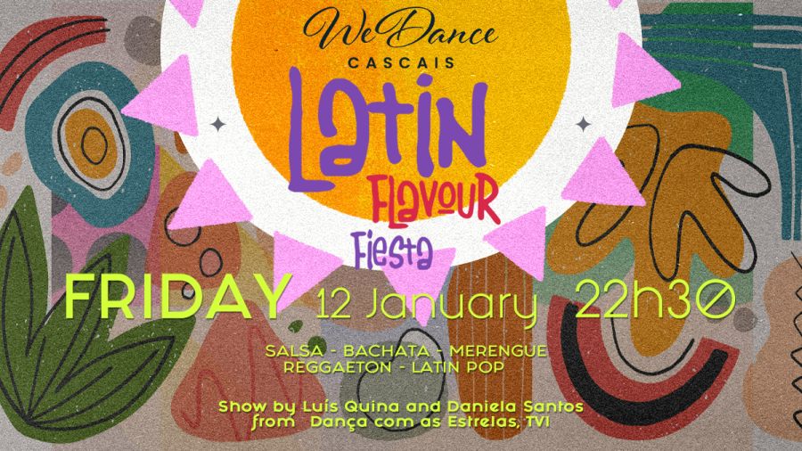 Pegue nos teus sapatos de dança e sinta a paixão da Salsa, da Bachata, a alegria do Merengue, o reggaeton enérgico e o irresistível Latin Pop, com nosso DJ da República Dominicana, Ray DJ Music! Acompanhe os movimentos hipnotizantes de Dafné, dançarina profissional que animará a noite. Como um tratamento especial, Luís Quina e Daniela Santos, do programa 