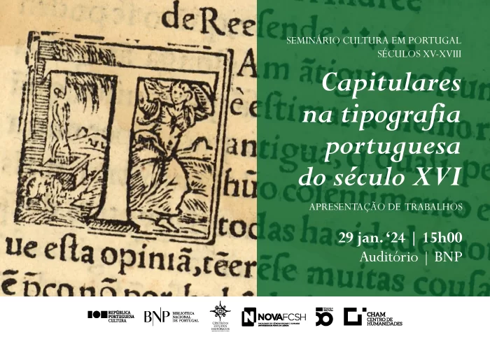 Seminário Capitulares na tipografia portuguesa do séc. XVI